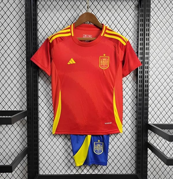 2024 Kids Spain Home Jersey