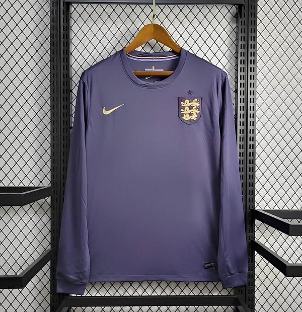 2024 England Away Navy Long Sleeve Jersey