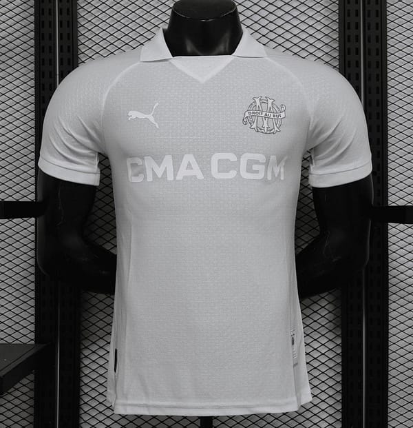 Player Version 24/25 Olympique Marseille 125th Anniversary White Jersey