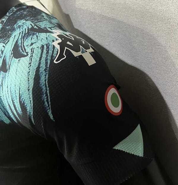 Player Version 20/21 Kappa X Marcelo Burlon Napoli Black Jersey - Image 4