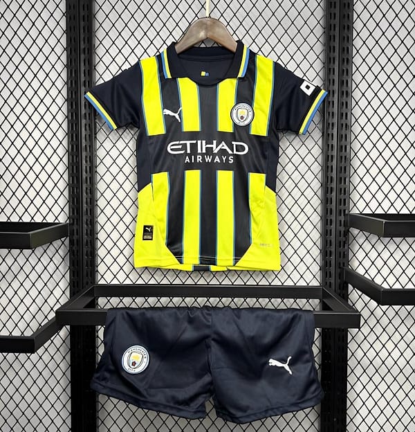 24/25 Kids Manchester City Away Jersey