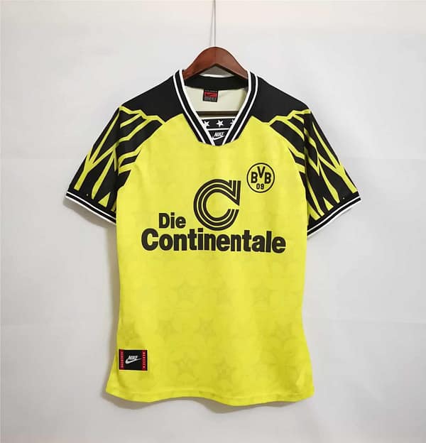 Retro 94/95 Borussia Dortmund Home Yellow Jersey
