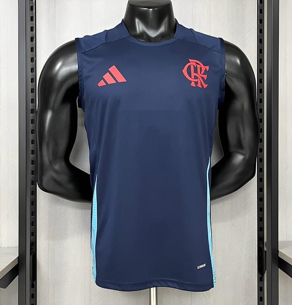 25/26 Flamengo Training Jersey Wear Dark Blue Vest Jersey