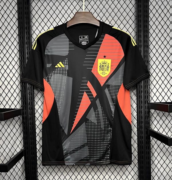 2024 Spain Euro Goalkeeper Black Jersey