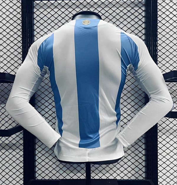 Player Version 2024 Argentina Long Sleeve Home Jersey - Image 2