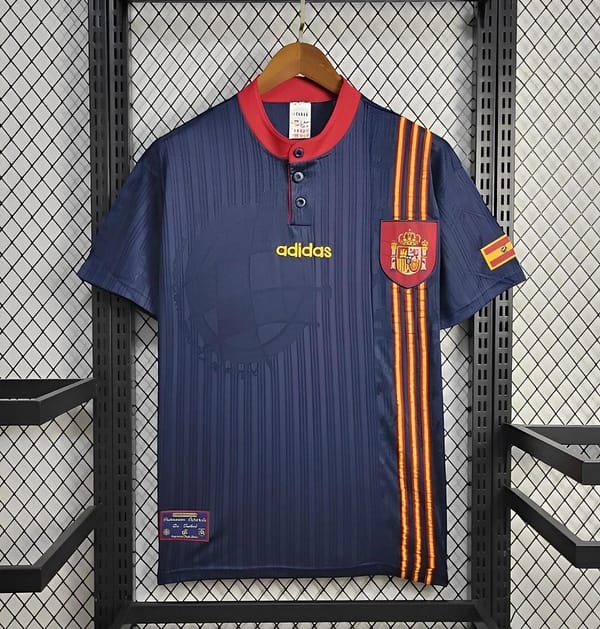 Retro 1996 Spain Away Jersey