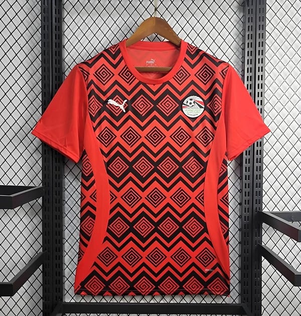 2024 Egypt Pre-match Red Training Jersey