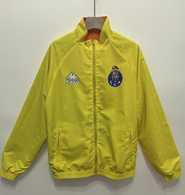 24/25 Porto Orange/Yellow Reversible Windbreaker - Image 3