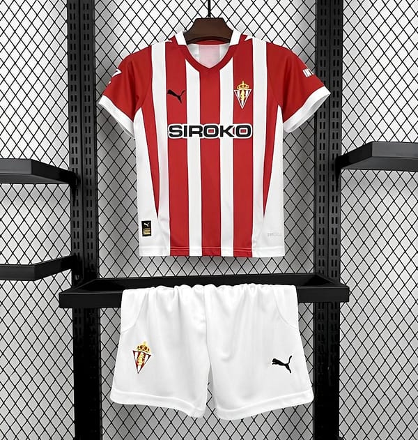 24/25 Kids Sporting De Gijon Home 16-28 Jersey