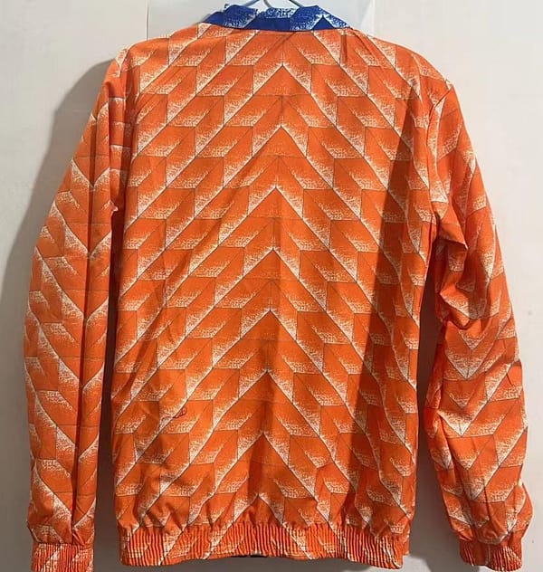 Retro Aston Villa Reversible Blue/Orange Jacket - Image 2