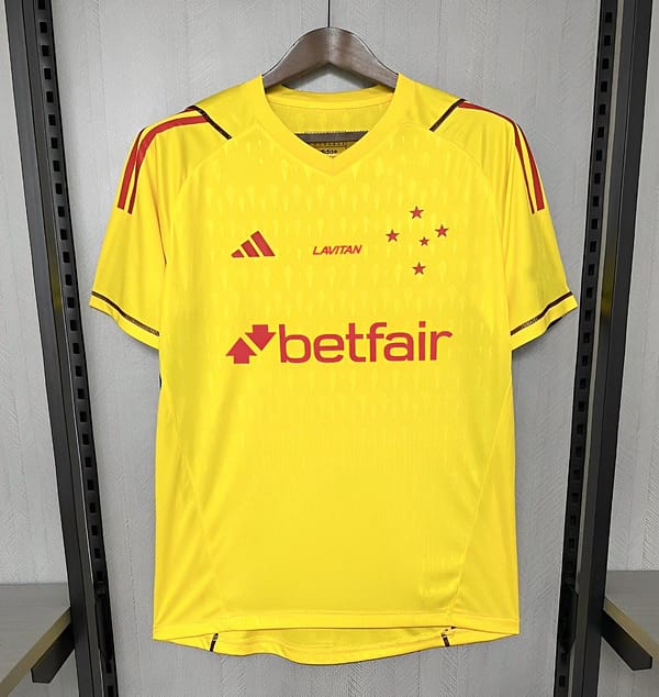 24/25 Cruzeiro Limited Edition Goalkeeper Yellow Jersey