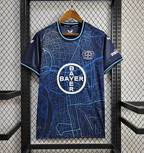 24/25 Bayer 04 Leverkusen Charcoal Blue Special Jersey - Image 9