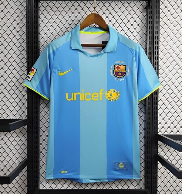 Retro 07/08 Barcelona Away Jersey - Image 12