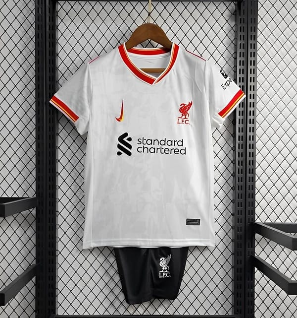 24/25 Kids Liverpool Third White Jersey