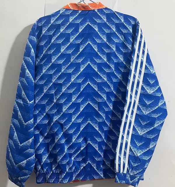 Retro Aston Villa Reversible Blue/Orange Jacket - Image 3