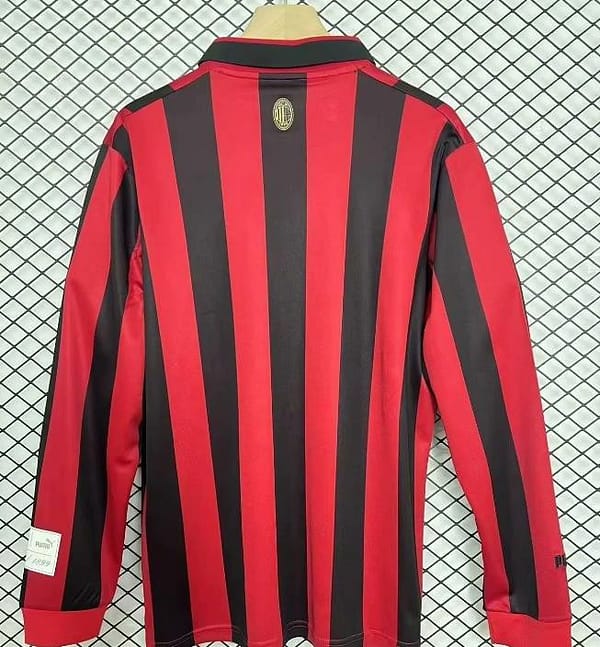 Limited Version 24/25 AC Milan Home 125Th Anniversary Long Sleeve Jersey - Image 3