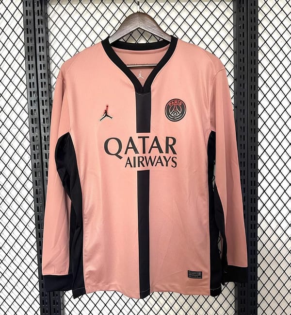 24/25 PSG Third Pink Long Sleeve Jersey