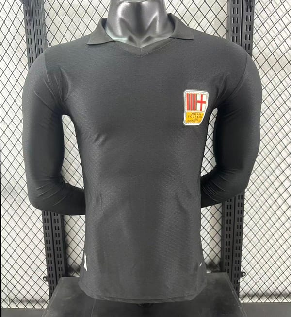 Player Version 24/25 AC Milan 125Th Anniversary Black Long Sleeve Jersey - Image 10