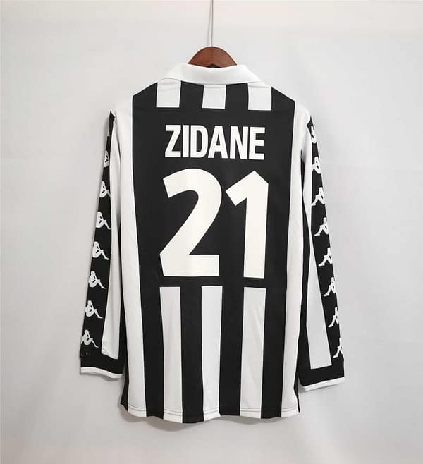 Retro 99/00 Juventus Home Long Sleeve Jersey - Image 7