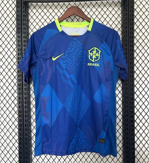 2025 Brazil Away Blue Jersey