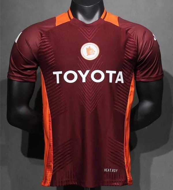 Player Version 24/25 AS Roma Home Pre-Match Jersey - Image 2