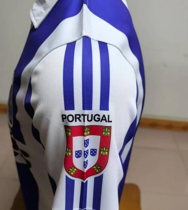Retro 85/87 Porto Home Jersey - Image 3
