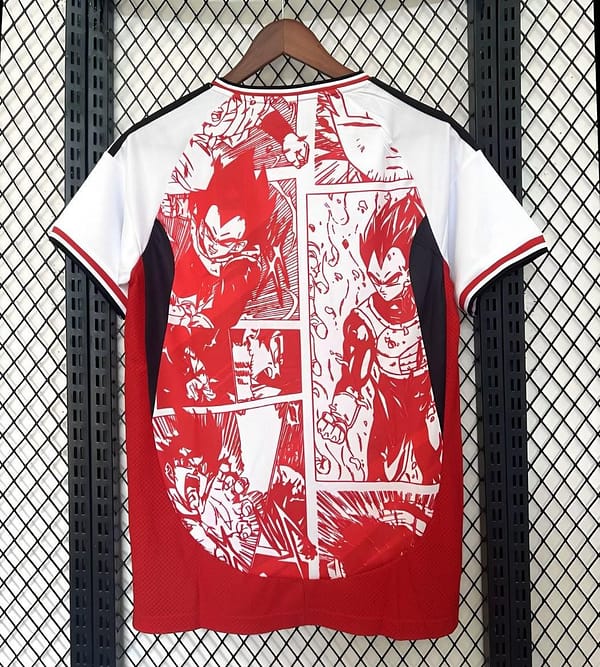 2024 Japan National Team Dragon Ball Z Limited Edition Red/White Jersey - Image 2