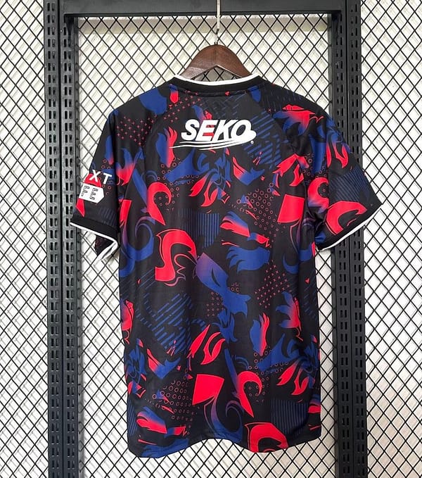24/25 Glasgow Rangers Third Black/Red Jersey - Image 2