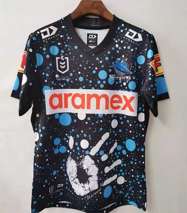 Cronulla Sharks 2021 Mens Indigenous Rugby Jersey - Image 5