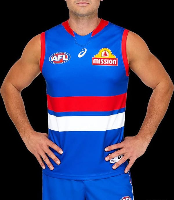 Western Bulldogs 2021 Mens Home Rugby Guernsey - Image 3