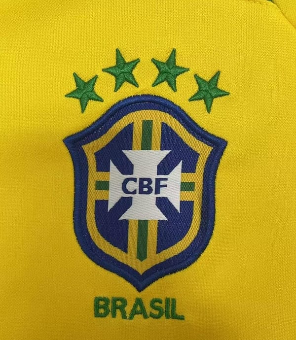 Retro 2002 Brazil Home Long Sleeve Jersey - Image 3