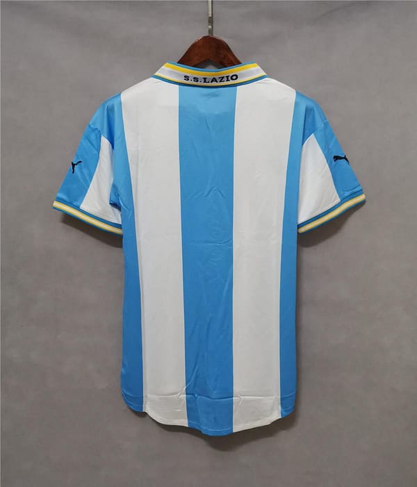 Retro 99-00 Lazio Home Jersey - Image 4