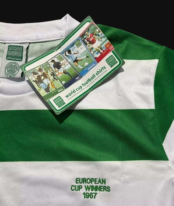 Retro 66/67 Celtic Home Jersey - Image 4
