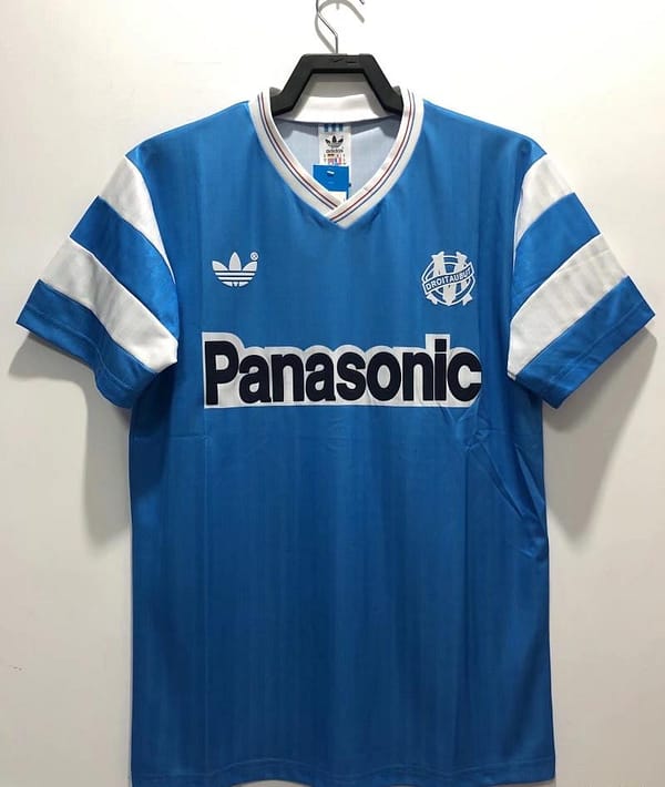 Retro 90/91 Olympique Marseille Away Soccer Jersey - Image 7