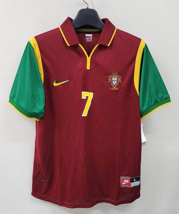 Retro 1999 Portugal Home Jersey - Image 4