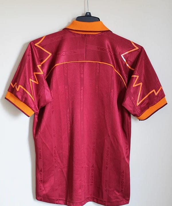 Retro 99/00 AS Roma Home Jersey - Image 2