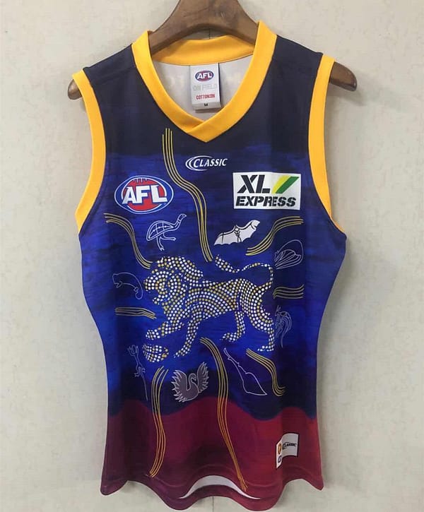 Brisbane Lions 2020 Men's Indigenous Football Guernsey - Image 2