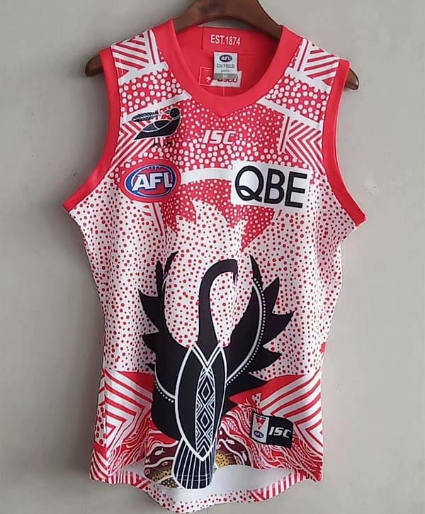 Sydney Swans 2020 Mens Indigenous Football Guernsey - Image 3