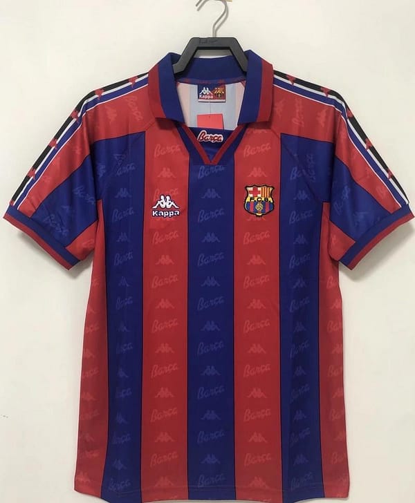 Retro 96/97 Barcelona Home Soccer Jersey