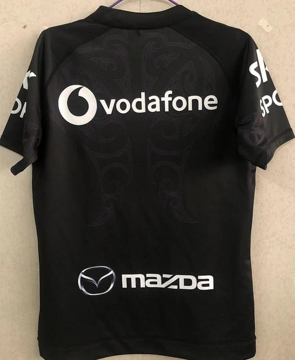 Warriors 2021 Men's Black Rugby Jersey - Image 6