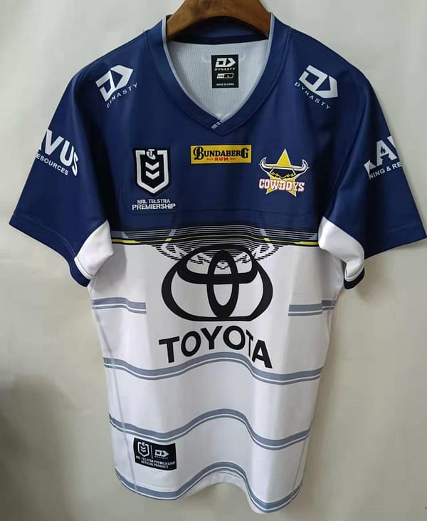 North Queensland Cowboys 2022 Men's Away Rugby Jersey - Image 4