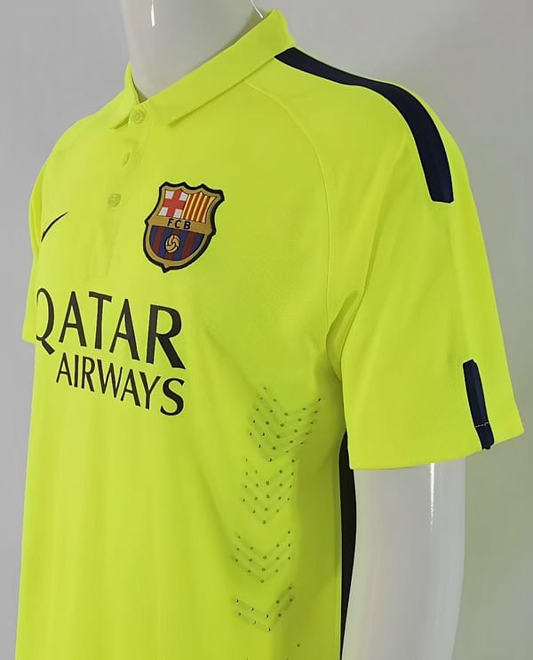 Retro 14/15 Barcelona Third Green Jersey - Image 3