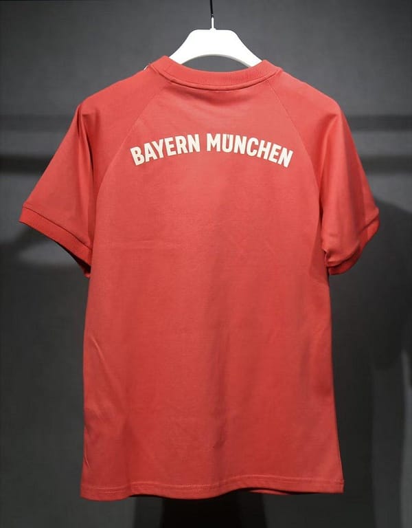 24/25 Bayern Munich Adidas Originals Red Cotton T-Shirts - Image 2