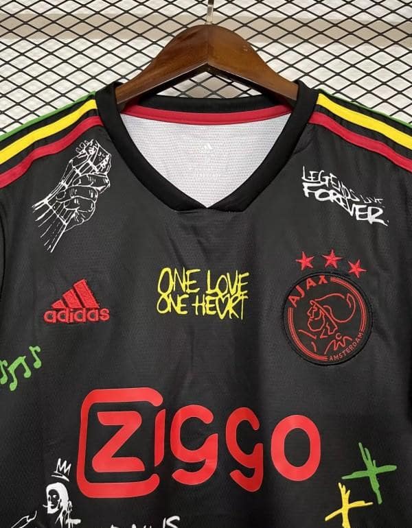 Retro 21/22 Ajax Third Black One Love Edition Jersey - Image 3
