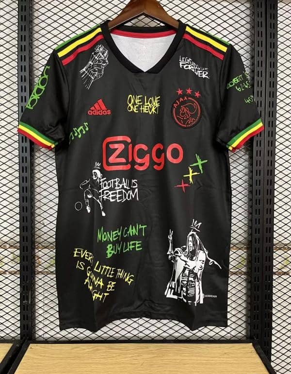 Retro 21/22 Ajax Third Black One Love Edition Jersey - Image 4