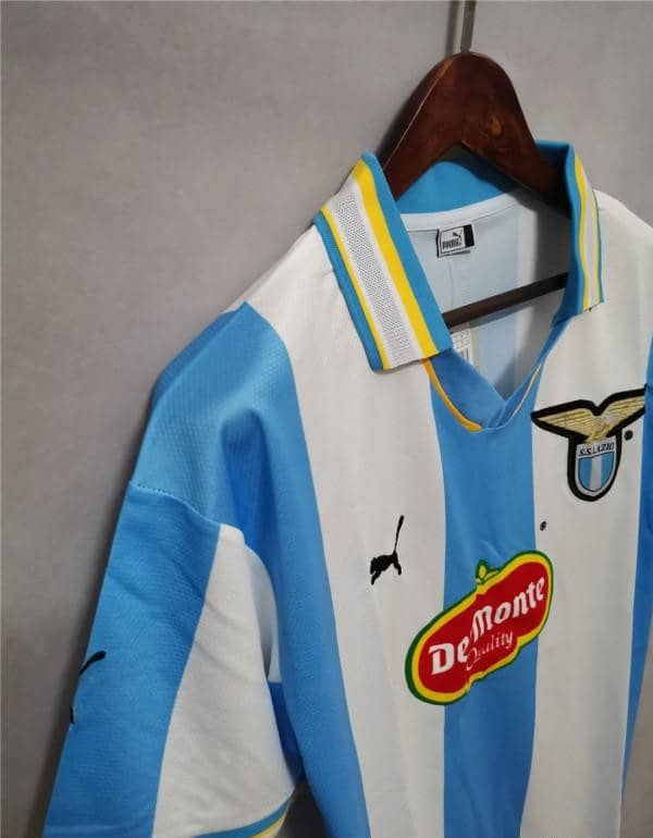 Retro 99-00 Lazio Home Jersey - Image 9