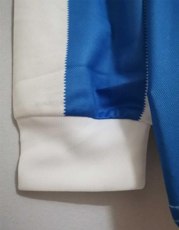 Retro 1986 Argentina Home Long Sleeve Jersey - Image 7