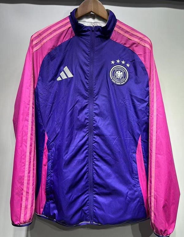 2024 Germany White/Purple Reversible Windbreaker - Image 2