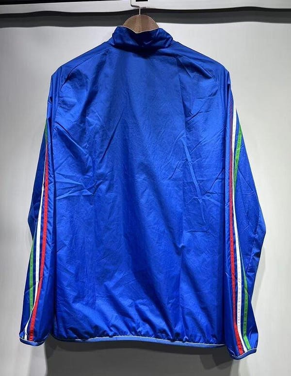 2024 Italy White/Blue Reversible Windbreaker - Image 3