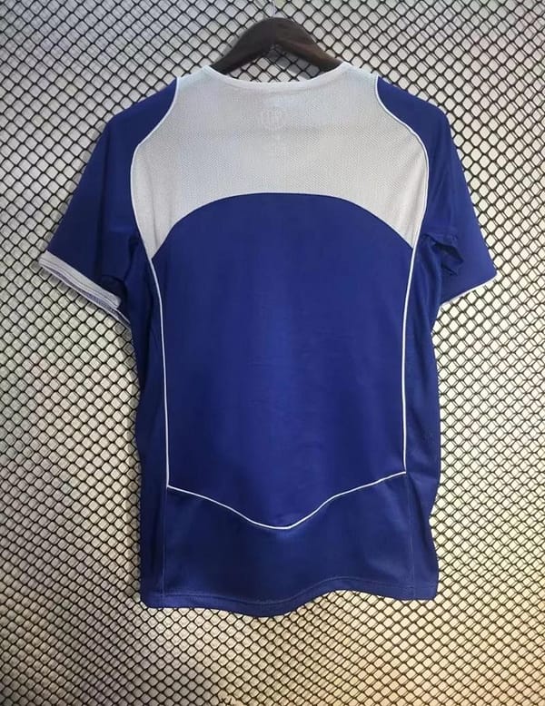 Retro 2004 Brazil Away Blue Jersey - Image 2